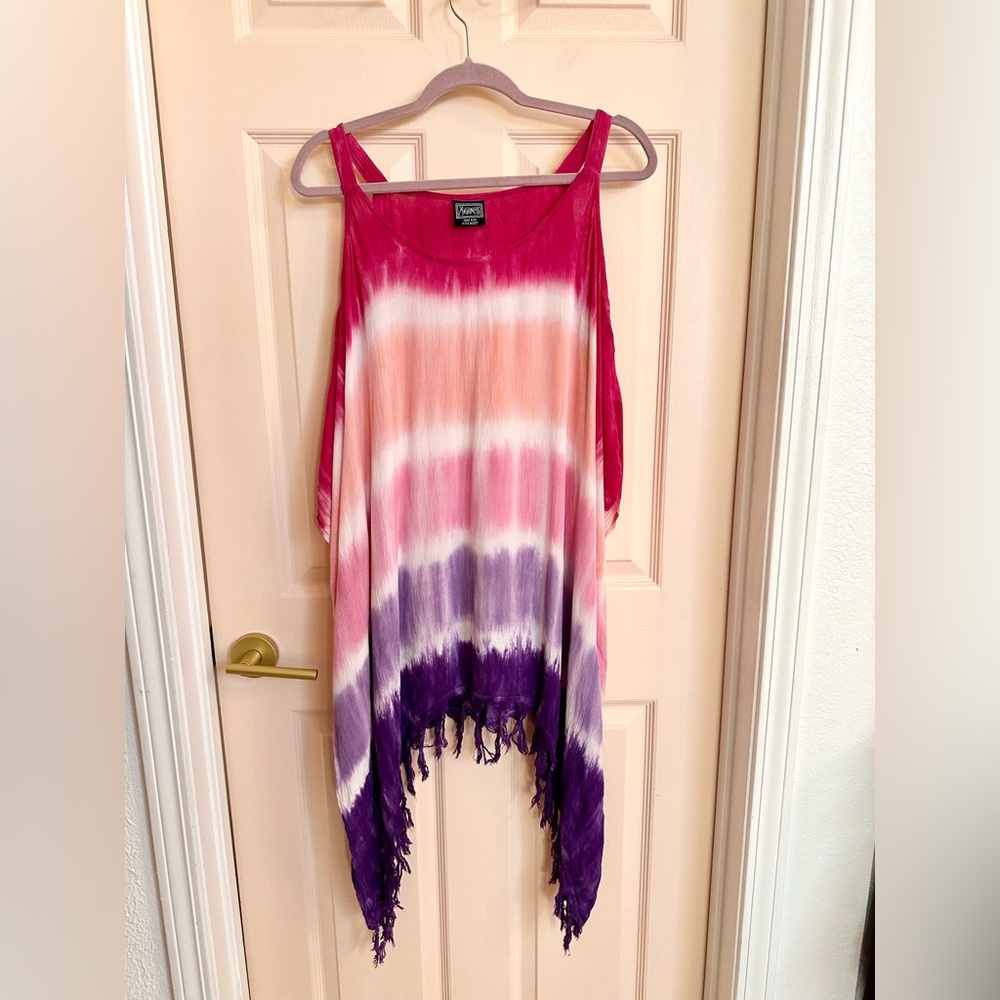 Pink highness tie dye dress
